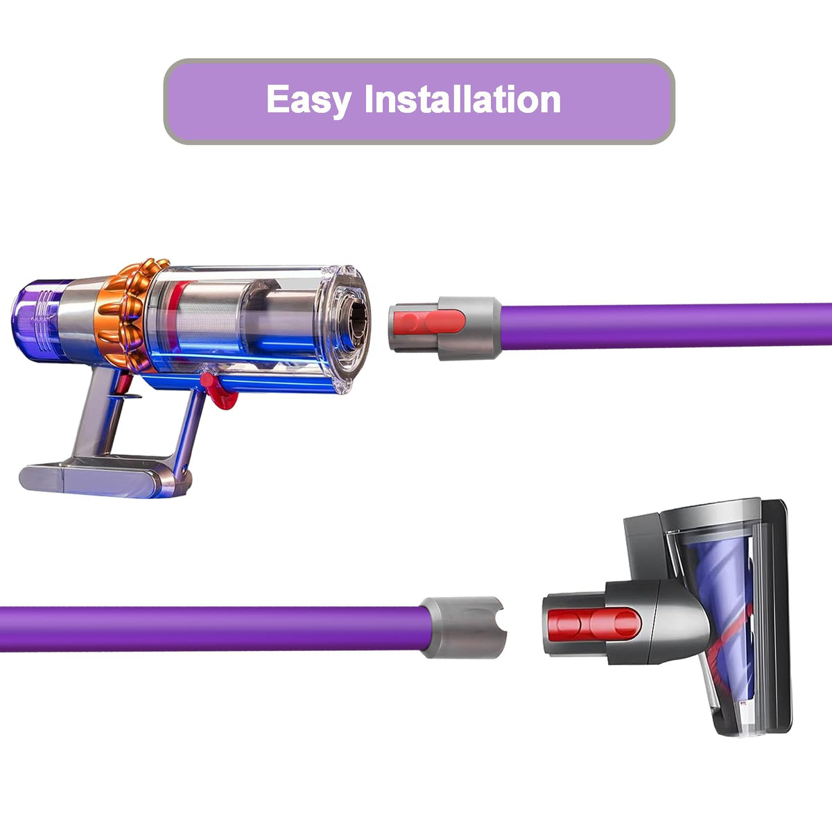 Qygba easy-install wand allows fast, secure connection without adapters