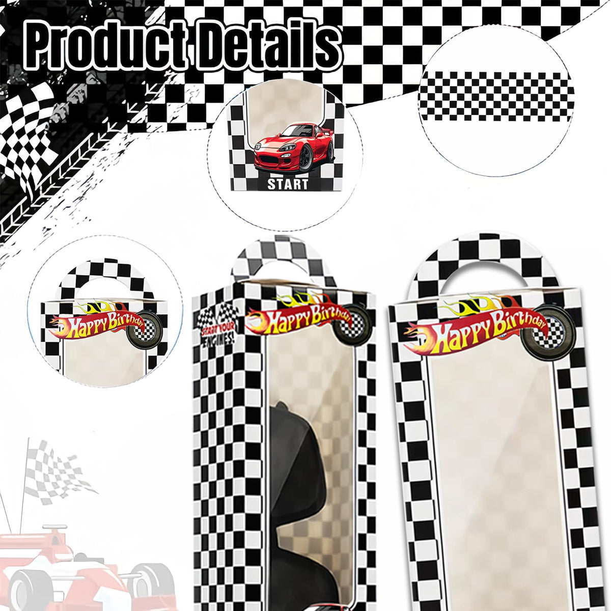 QZYCMHOO Race Car Bubble Wands offering interactive party fun