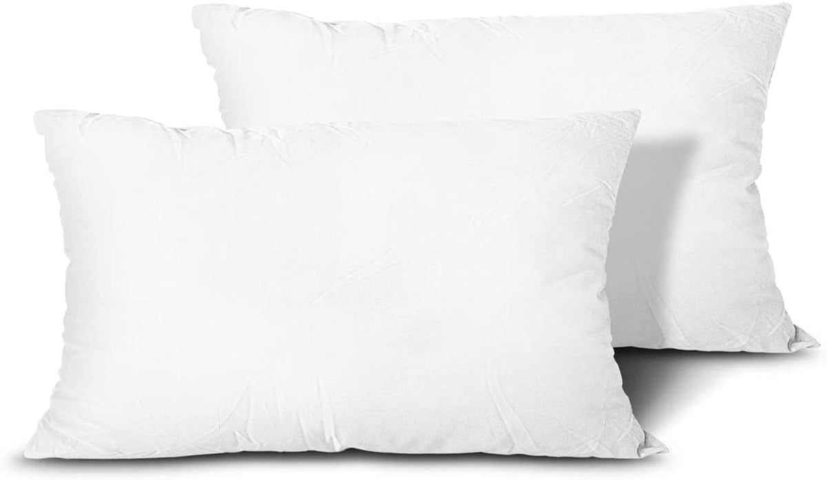 Raajsee 12x20 pillow insert ships compressed to reduce footprint.