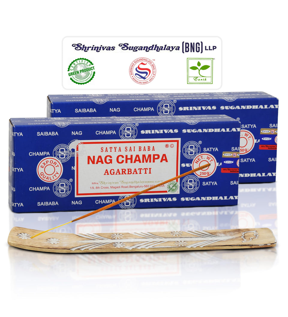Raajsee Satya Nagchampa incense sticks in a 500g pack for a calming, aromatic environment.