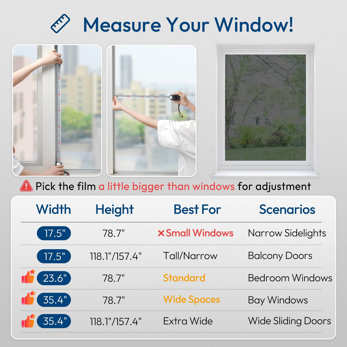 Rabbitgoo adhesive glass film helps hold shards after impact for safety