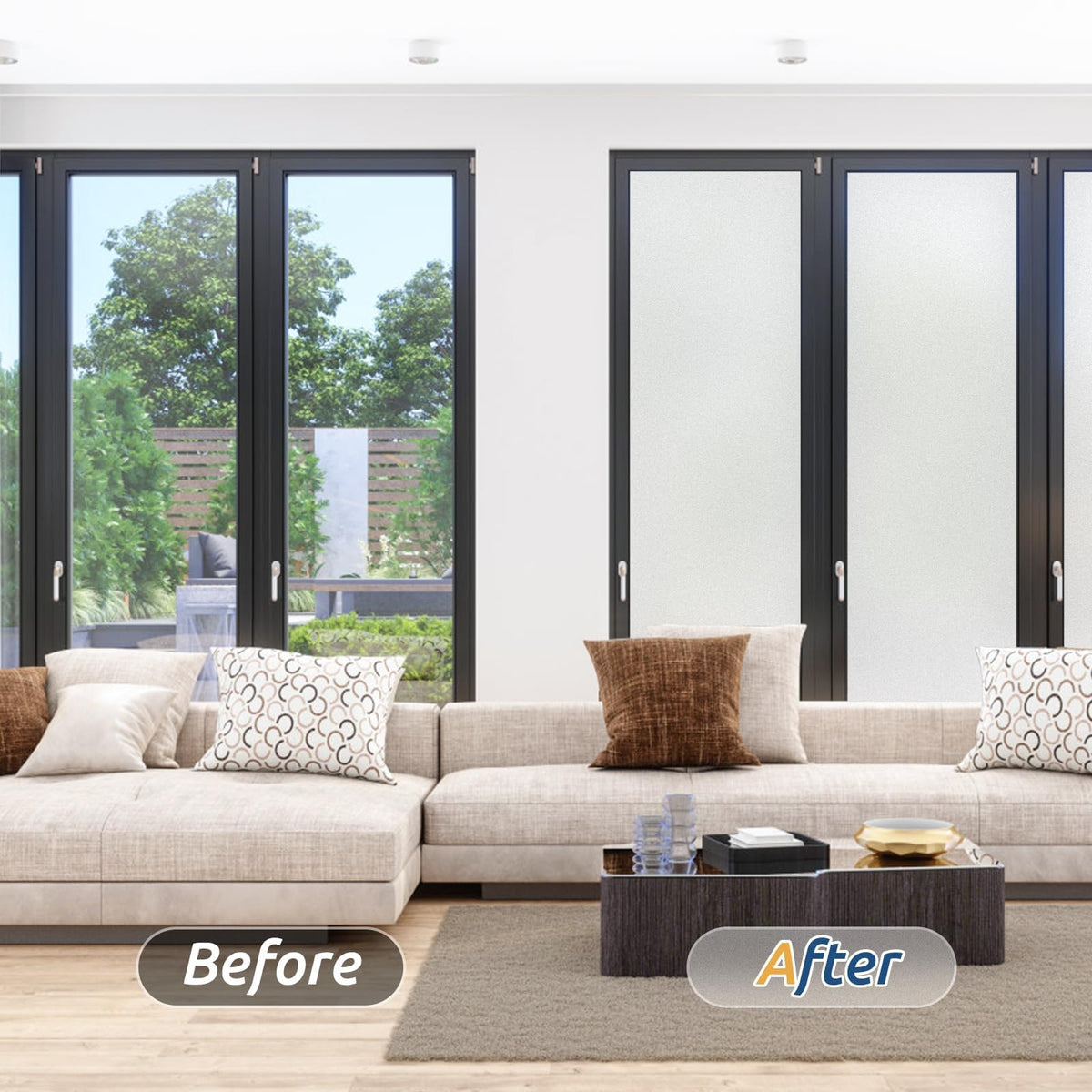 Rabbitgoo bubble-free installation leads to a smooth, professional-looking finish.
