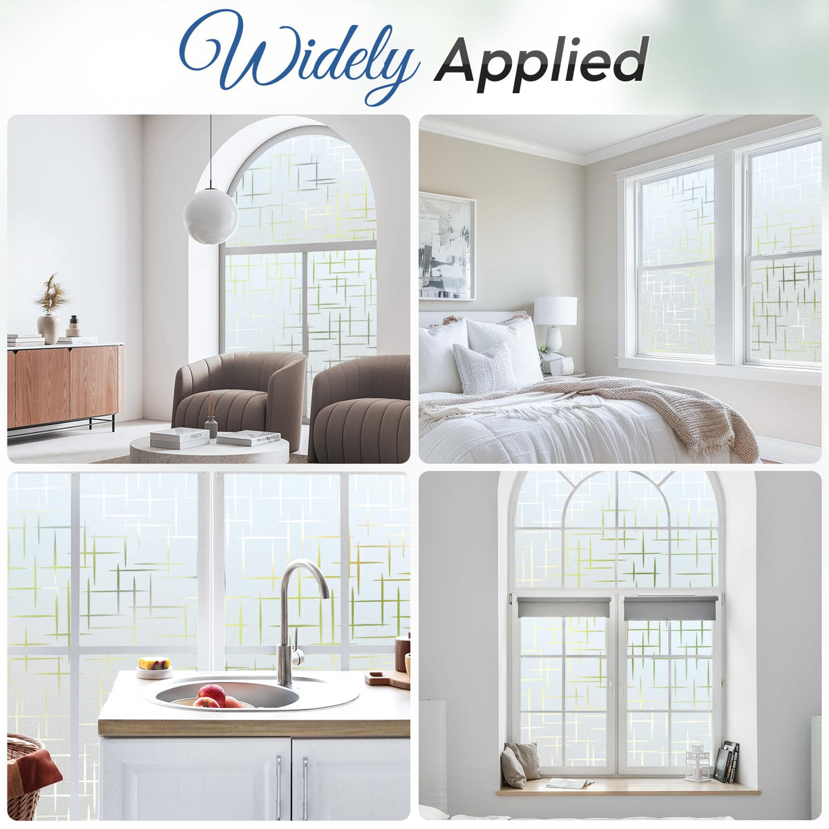 Rabbitgoo quick install privacy film offers instant transformation of glass surfaces.