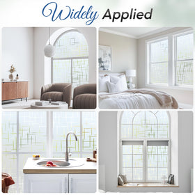 Rabbitgoo quick install privacy film offers instant transformation of glass surfaces.