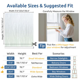 Rabbitgoo front door window covering enhances decor while reducing glare.