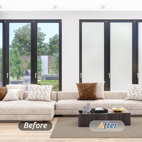 Frosted Rabbitgoo film diffuses light while maintaining brighter interiors.
