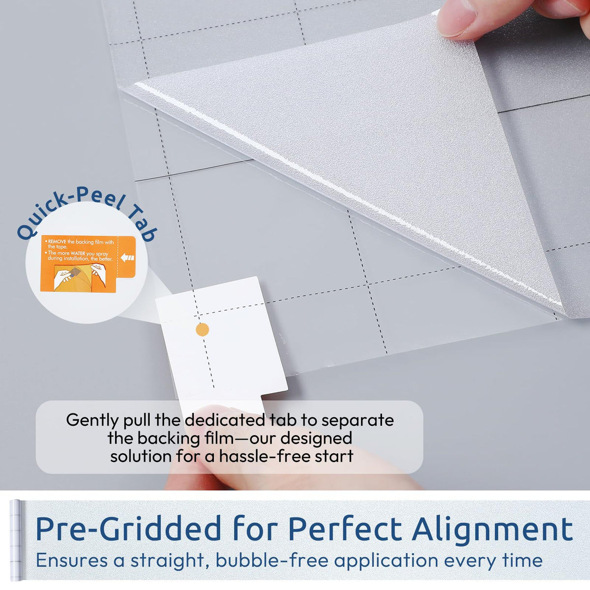 Rabbitgoo frosted film diffuses light into a soft glow with UV protection