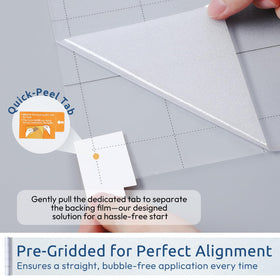 Rabbitgoo frosted film diffuses light into a soft glow with UV protection