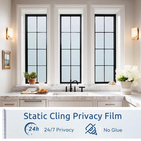Rabbitgoo film applied to office door for privacy and style