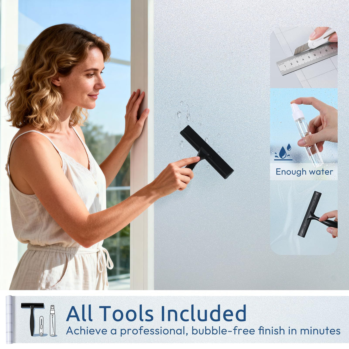 Rabbitgoo removable window cling removes cleanly without residue