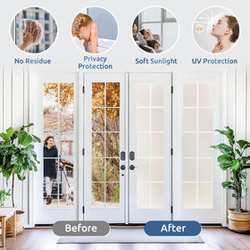 Rabbitgoo glare-reduction film creates a comfortable, well-lit space.