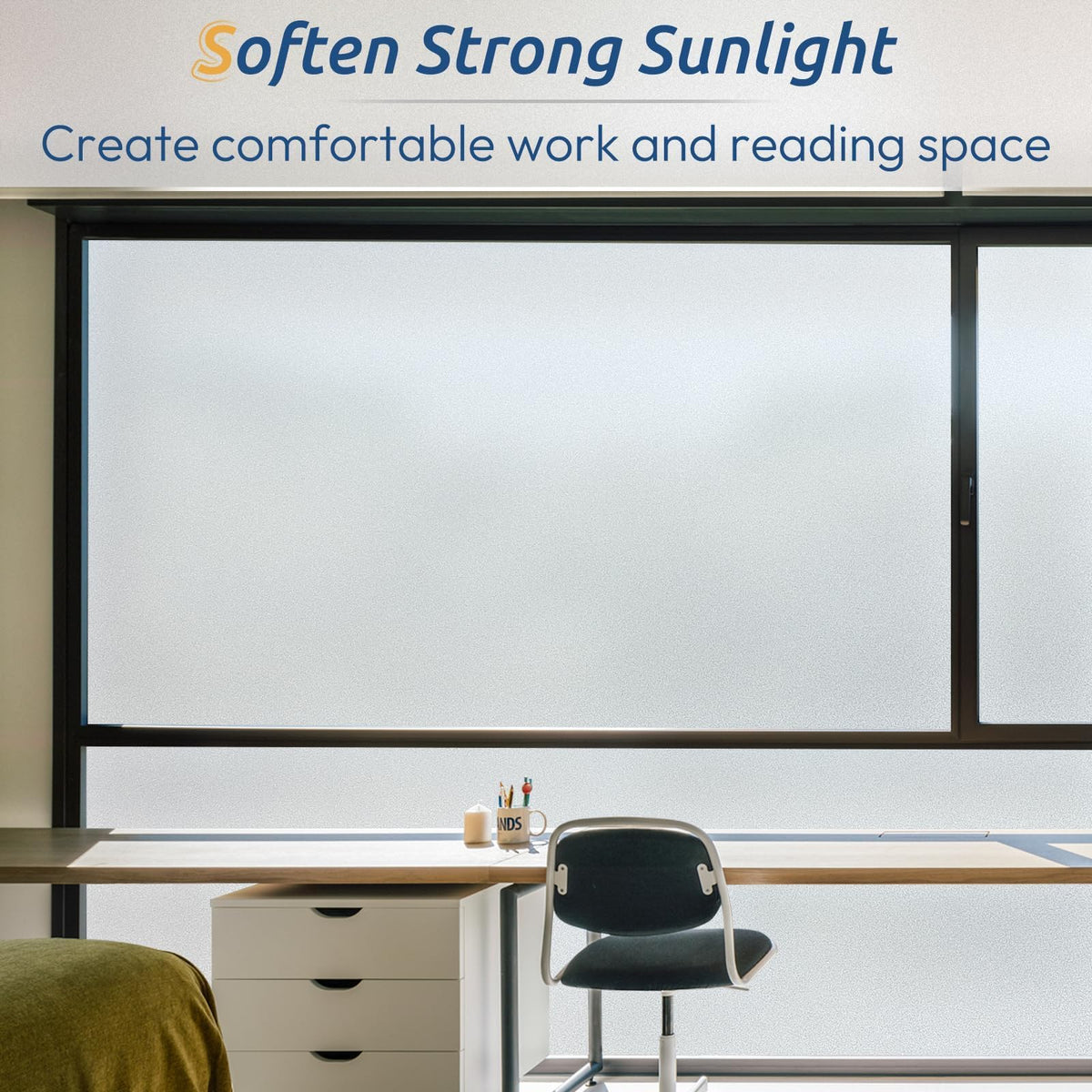 Rabbitgoo large privacy film designed for wide panes and tall doors.