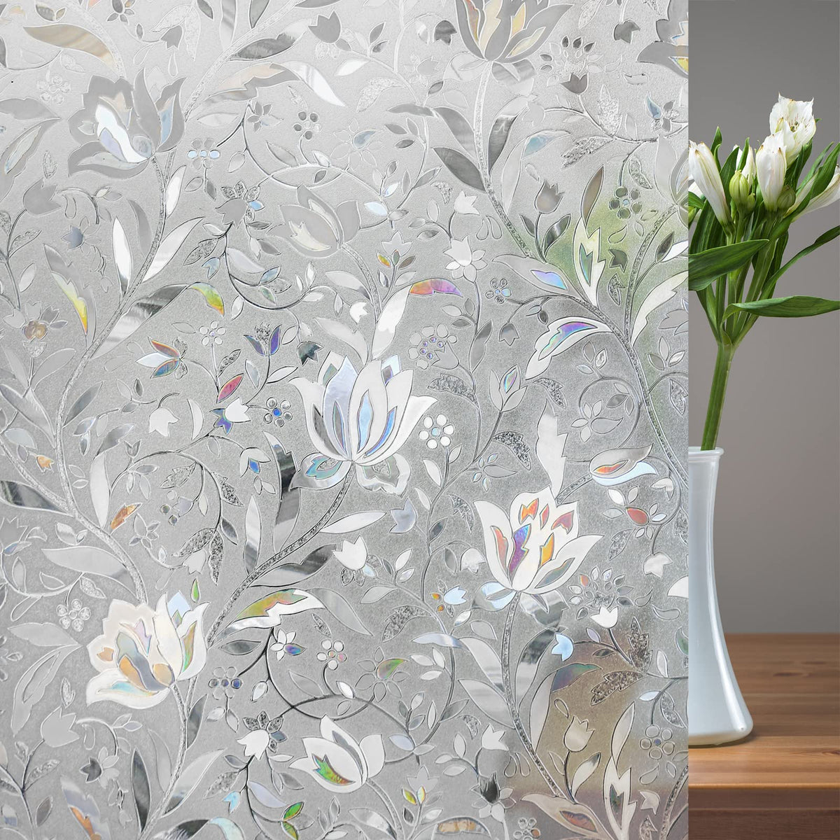 Premium vinyl Rabbitgoo film provides durable privacy and style.