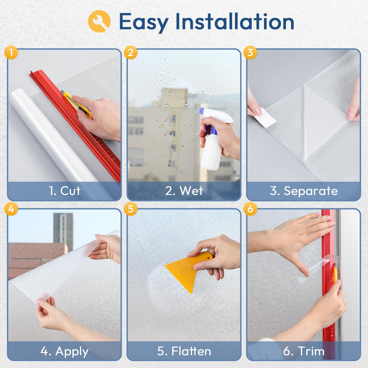 Rabbitgoo removable film suited for rentals or temporary setups.