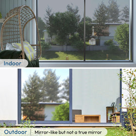 Rabbitgoo removable window tint film is easy to rehang for renters