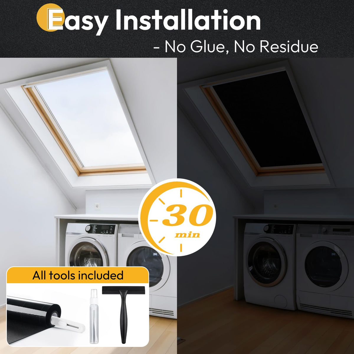 Rabbitgoo thermal insulation helps keep rooms cooler in summer and warmer in winter