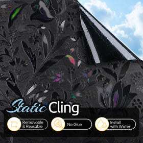 Rabbitgoo UV-blocking window film protects furniture from fading.