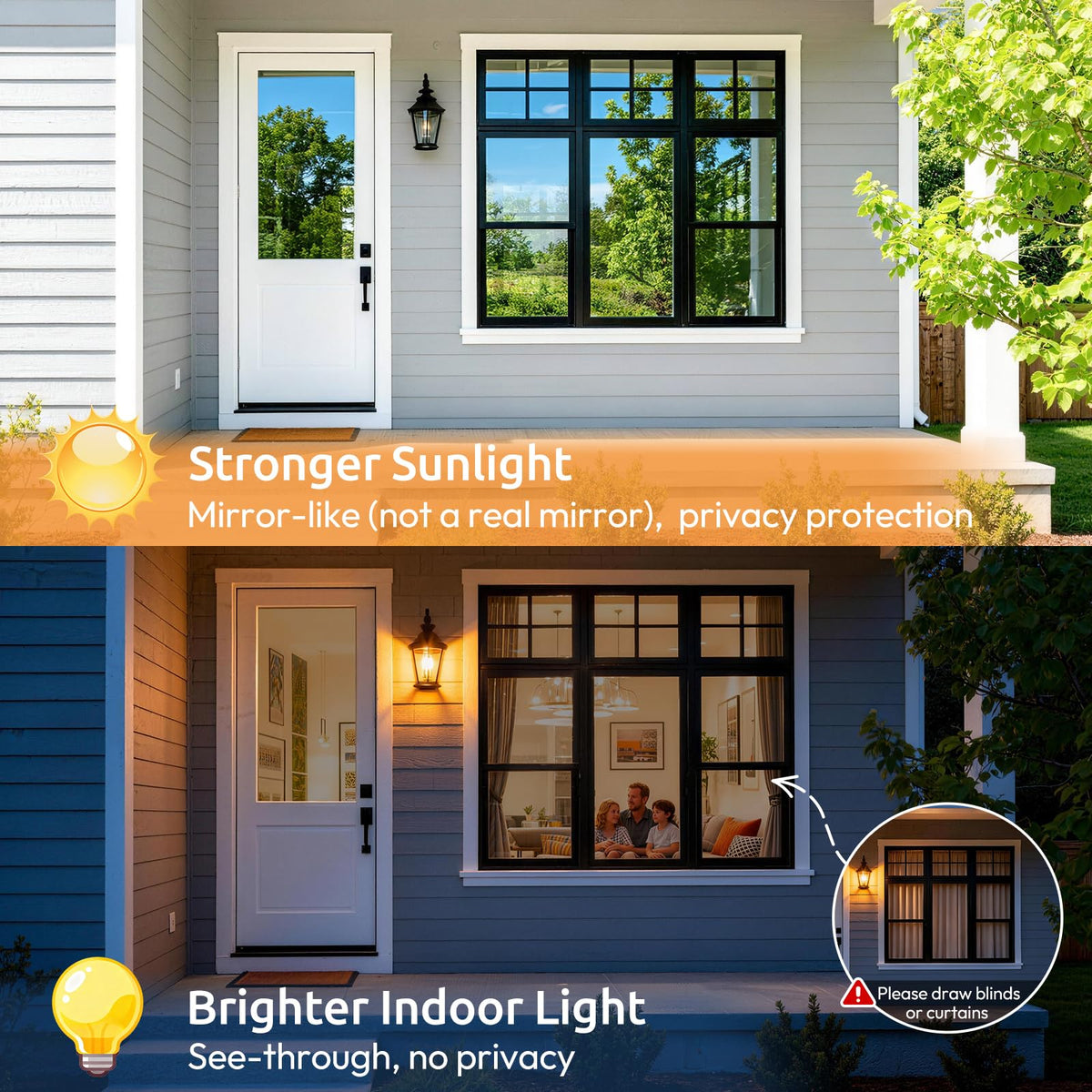 Rabbitgoo UV-blocking window film protects furnishings by reducing sun damage.