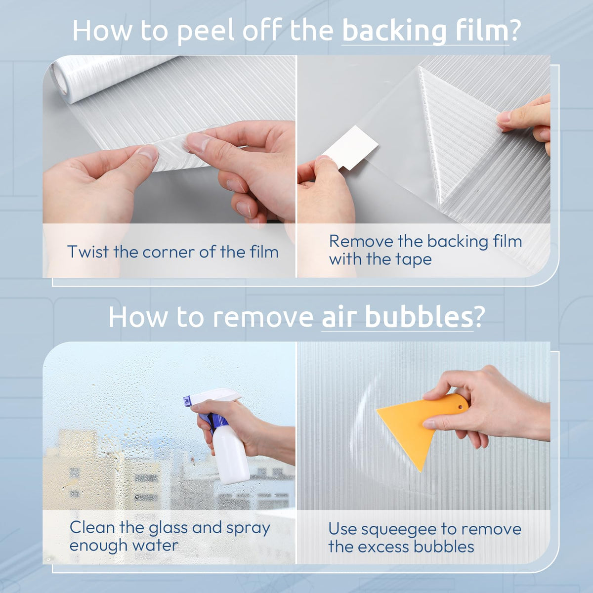 Rabbitgoo versatile glass film fits clean flat surfaces.