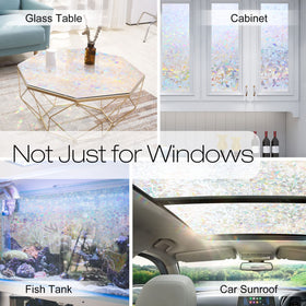 Rabbitgoo vinyl window film decor alternative curtains.