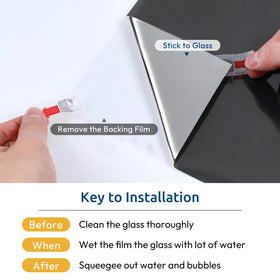 Rabbitgoo versatile window film fits kitchens living rooms and offices