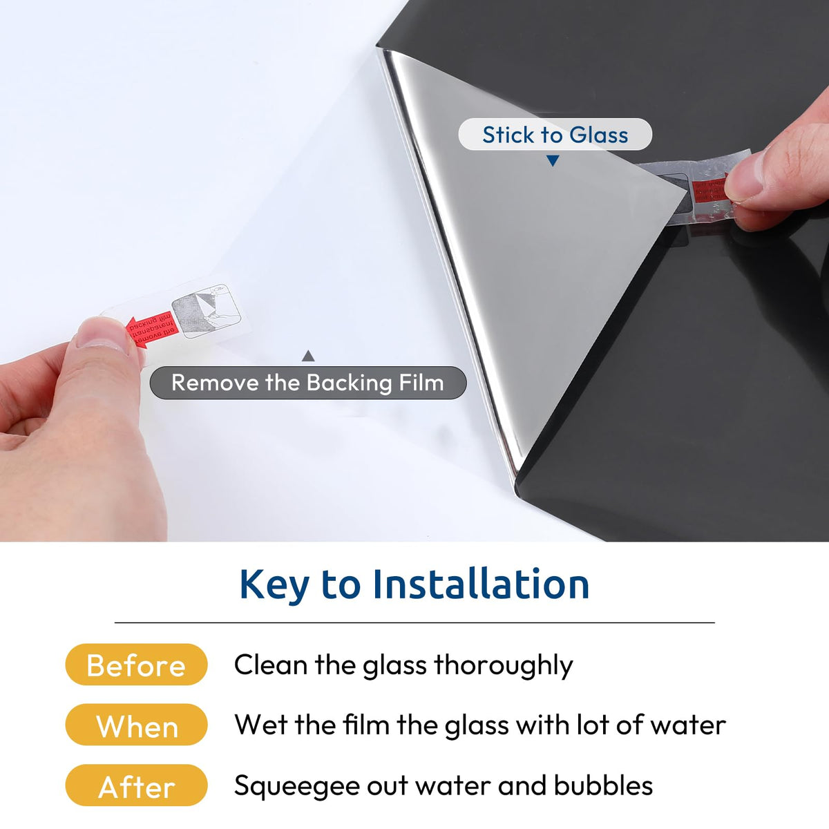 Rabbitgoo suitable for kitchens, living rooms, bedrooms, and offices with flat glass.