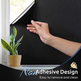 Rabbitgoo window film provides privacy while letting light through.