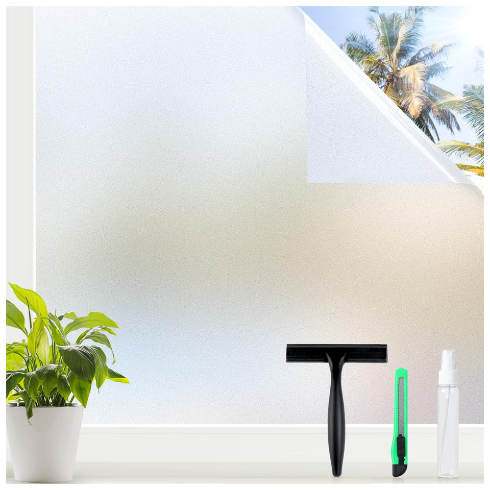 Rabbitgoo window privacy film kit keeps view private while admitting light