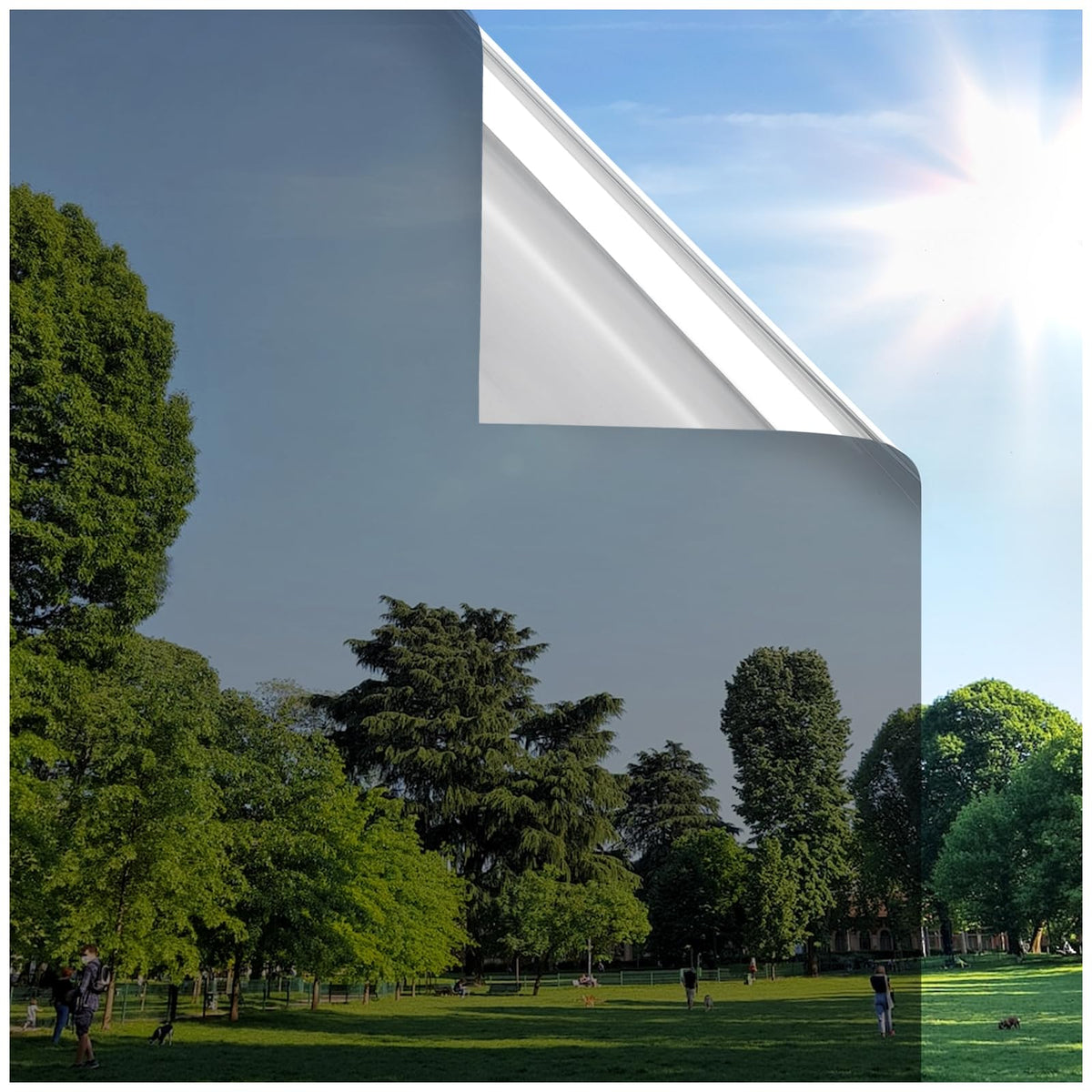 Rabbitgoo window privacy film package with ready-to-apply roll for easy home tinting.