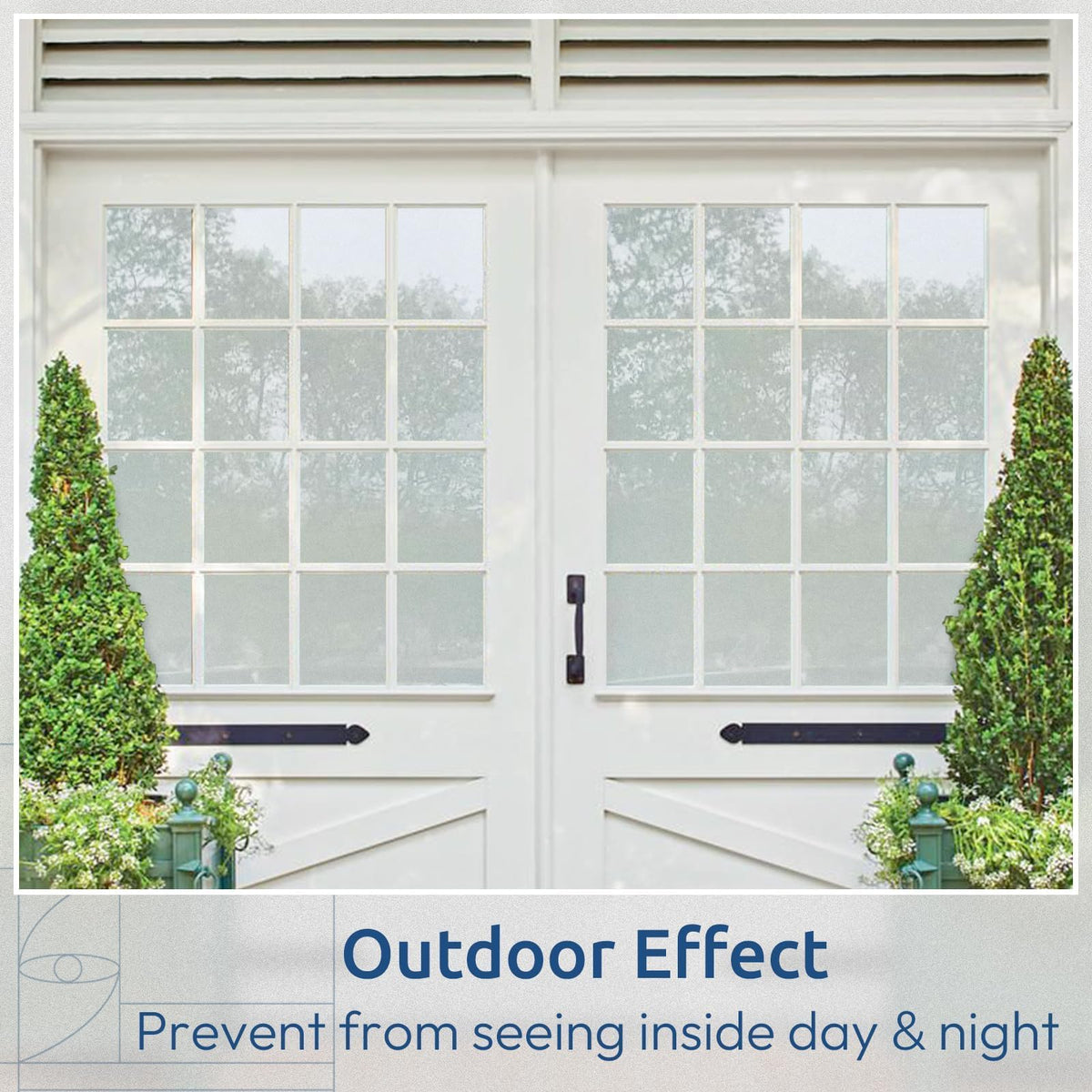 rabbitgoo Window Privacy Film removable-decal allows clean removal.