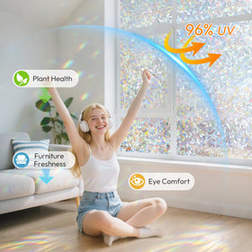 Rabbitgoo vinyl window film remains vibrant and durable over time.