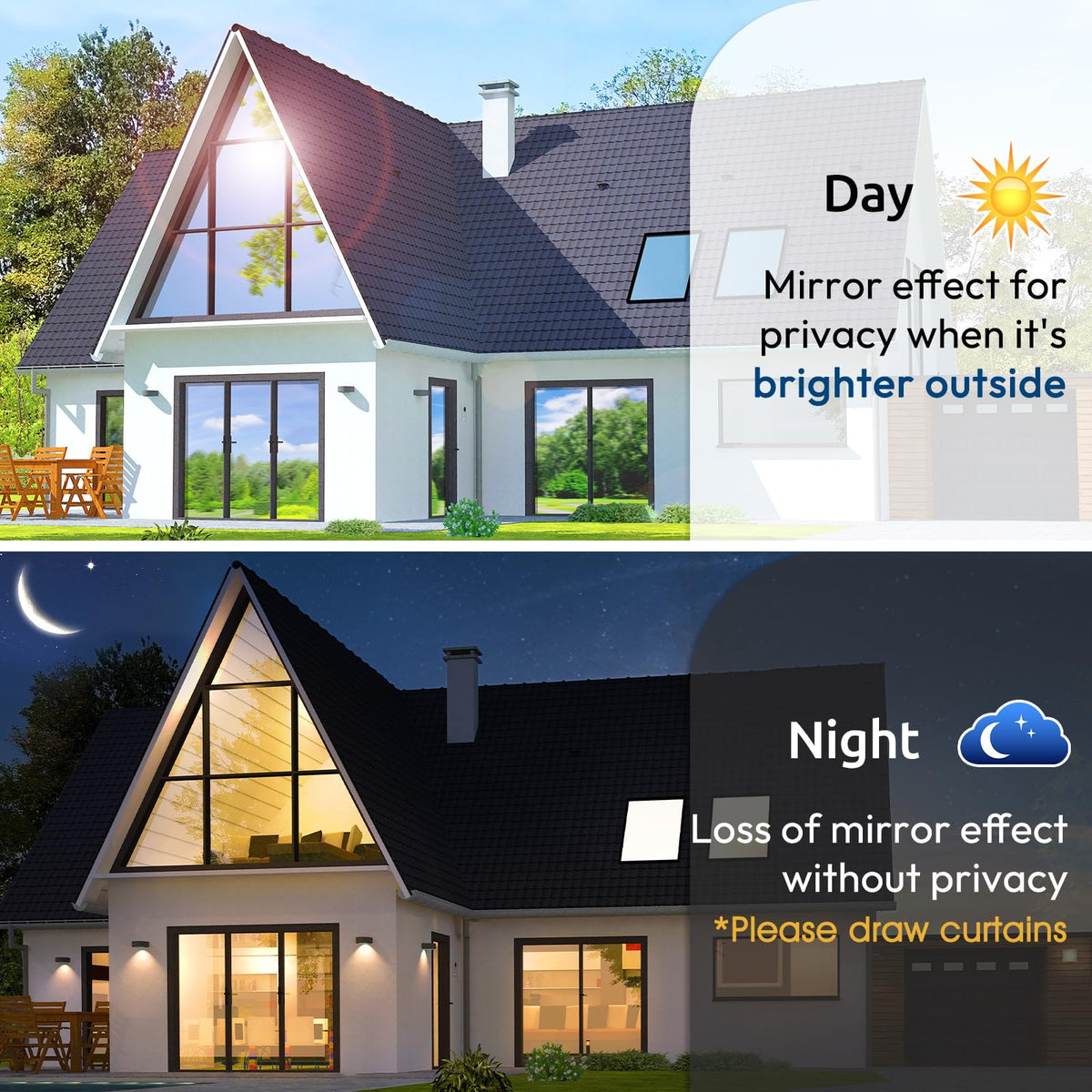 UV protection from Rabbitgoo film helps preserve furnishings and reduce glare.