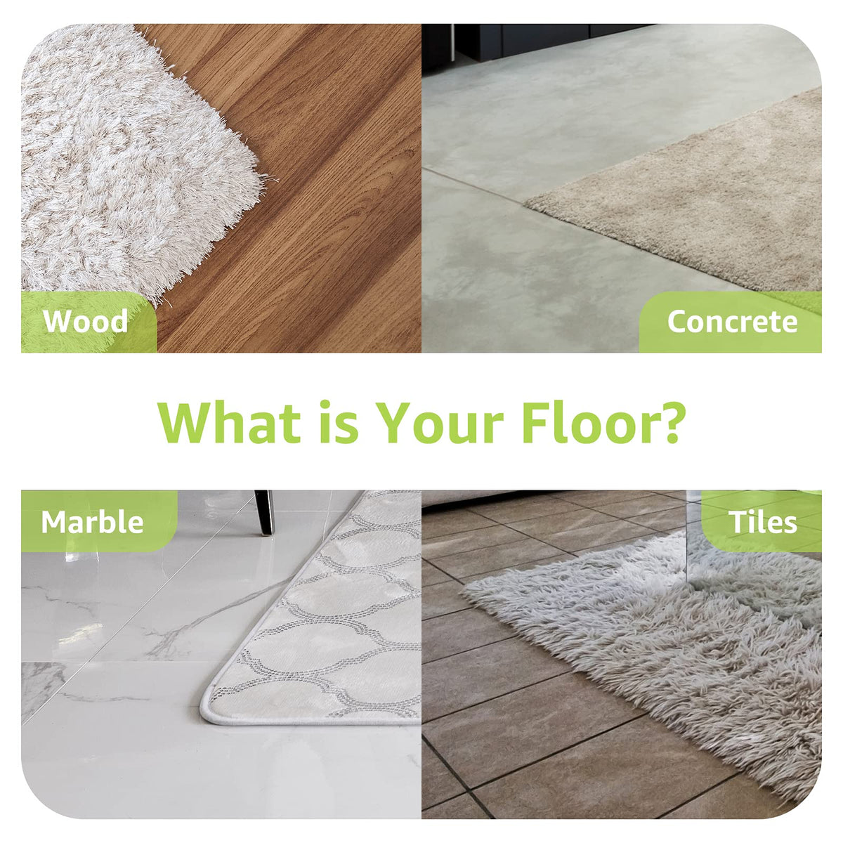 Rabenda corner-curl prevention keeps rug edges neat and safe.