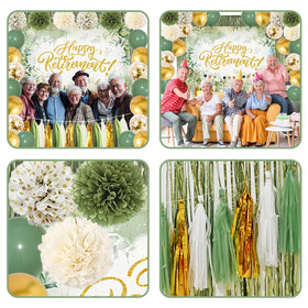 Racenaf sage green tissue pom poms add texture