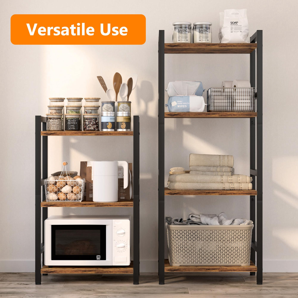 RAGIFEN bookshelf fits living rooms, home offices, and bedrooms with minimal footprint.