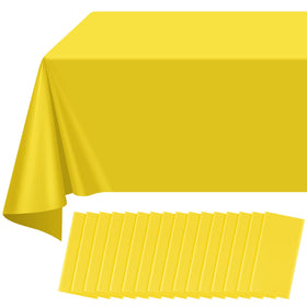 Ragnhild 16-pack yellow tablecloth for rectangle tables, quick party setup.