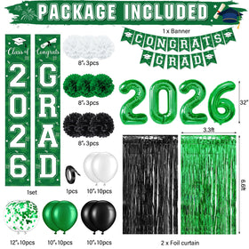 Ragnhild congrats grad banner set creates standout graduation display and photo opportunities