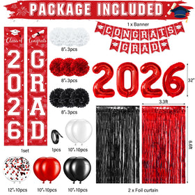 Ragnhild Congrats Grad banner provides a clear celebration message on walls