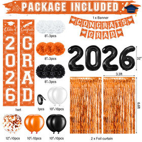 Ragnhild Congrats Grad banner set creates a photo-ready graduation backdrop