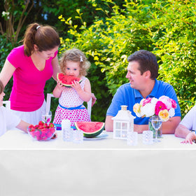 Ragnhild disposable tablecloth makes post event cleanup quick and simple