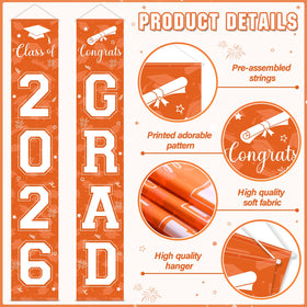Ragnhild orange foil curtains add festive shimmer to walls