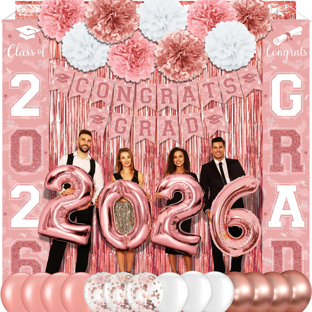 Ragnhild graduation grad banner for Class of 2026, ideal for photo-ready entrances