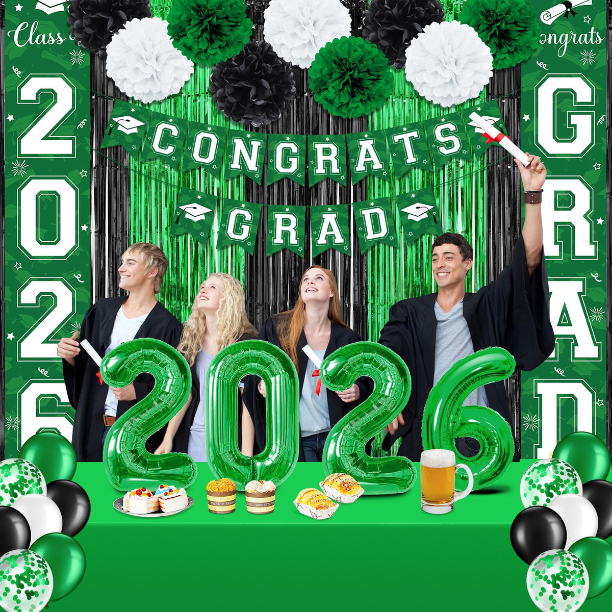 Ragnhild graduation party backdrop invites guests to pose and remember
