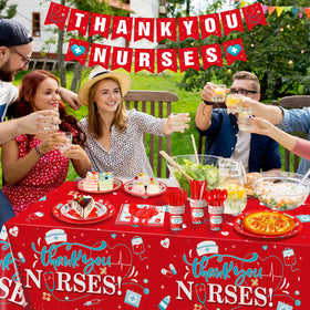 Ragnhild 13x13 napkins coordinate nurse décor and absorb spills