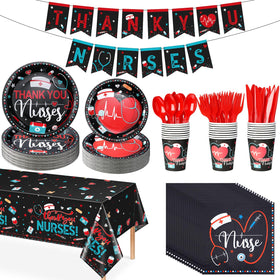 Ragnhild nurse graduation banner enhances party decor for memorable celebrations.