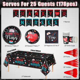 Ragnhild nurse plates 7-inch provide sturdy dining for desserts and treats.