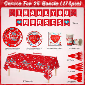 Ragnhild nurse week tablecloths provide waterproof coverage and quick cleanup