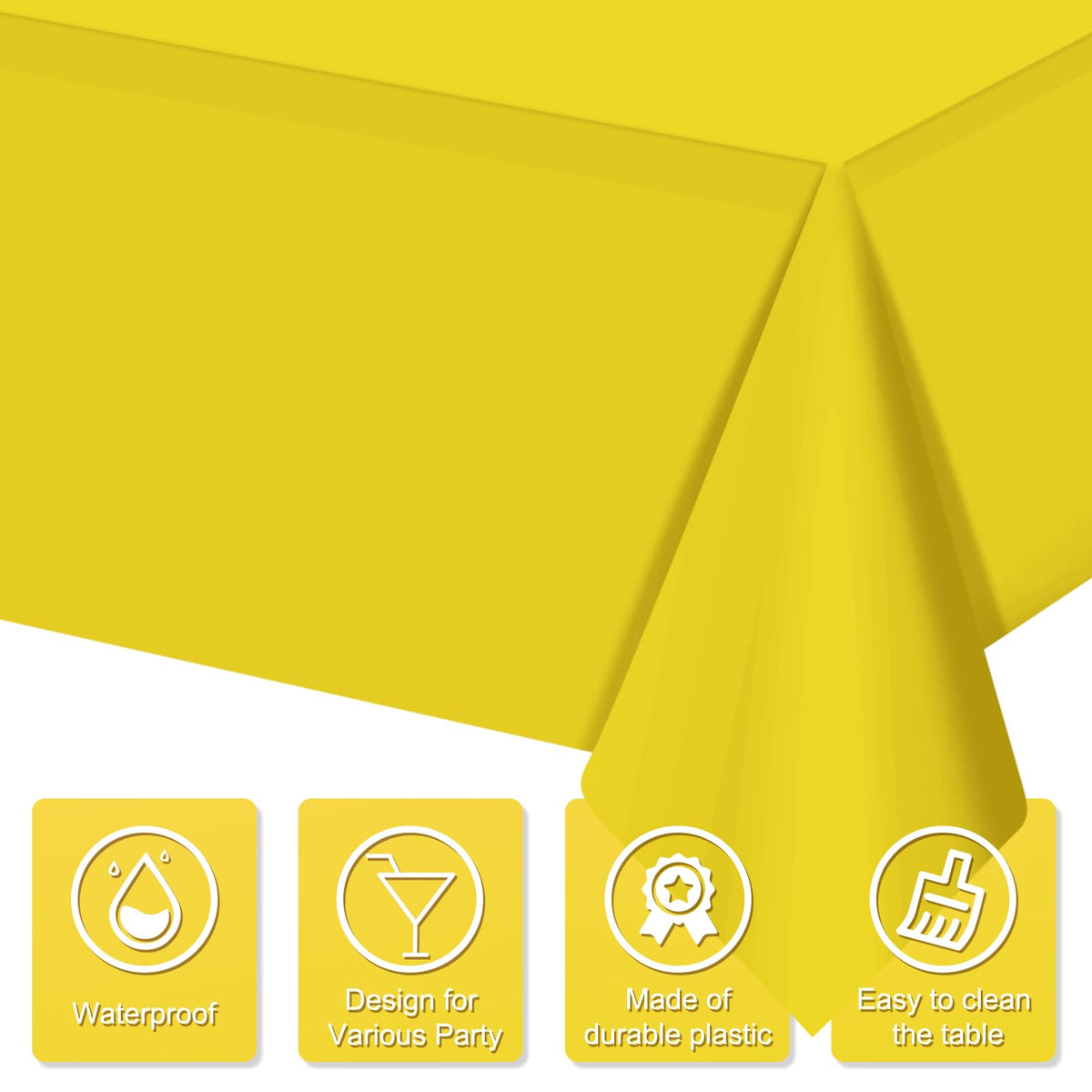 Ragnhild tablecloth close-up highlighting scratch resistance and non-toxic material.