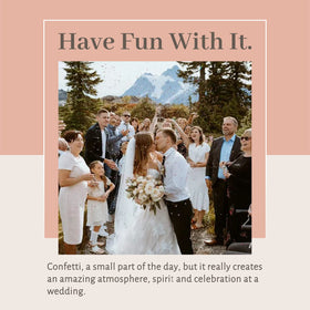 RainbowPana biodegradable confetti collection supports eco-friendly celebrations