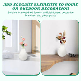Rainmae DIY-ready vases have smooth surfaces ready for painting or personal art.